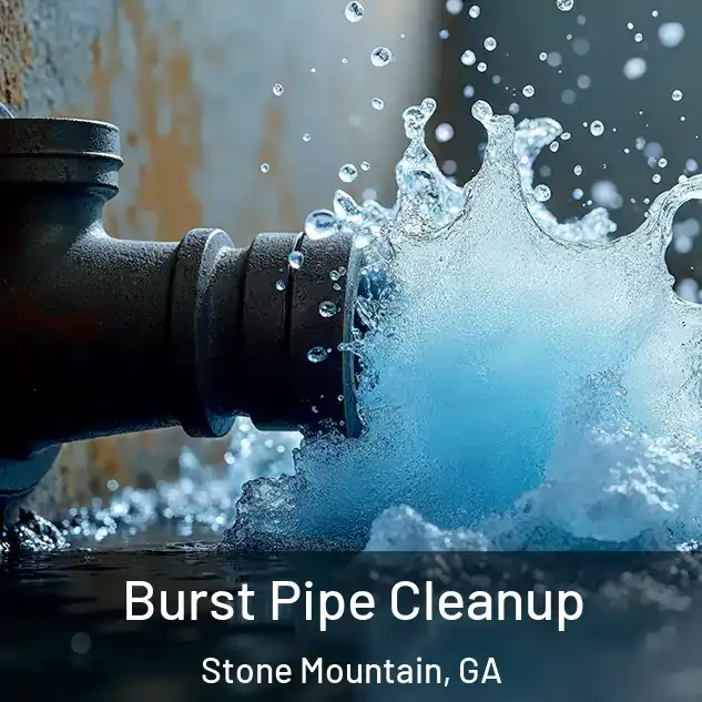  Burst Pipe Cleanup Stone Mountain, GA