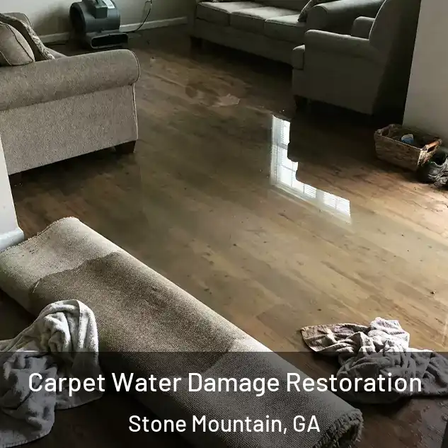  Carpet Water Damage Restoration Stone Mountain, GA