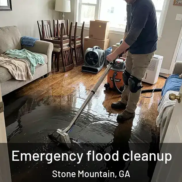  Emergency flood cleanup Stone Mountain, GA