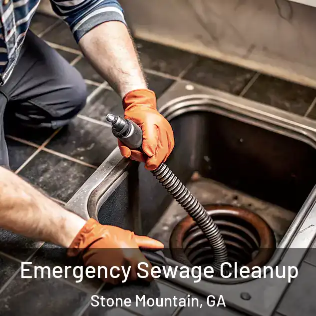  Emergency Sewage Cleanup Stone Mountain, GA