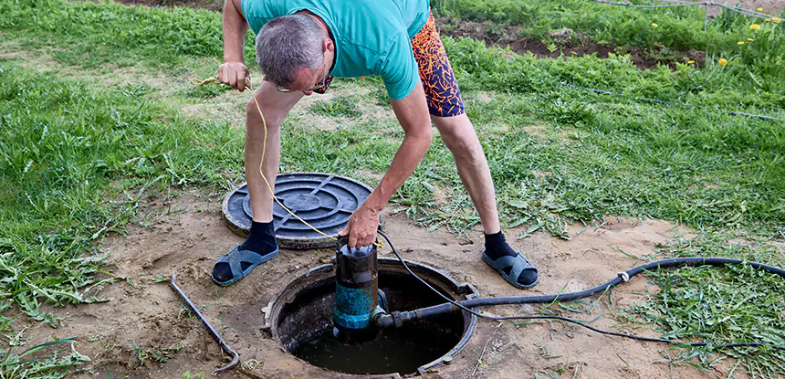Outdoor Sewage Cleanup in Stone Mountain