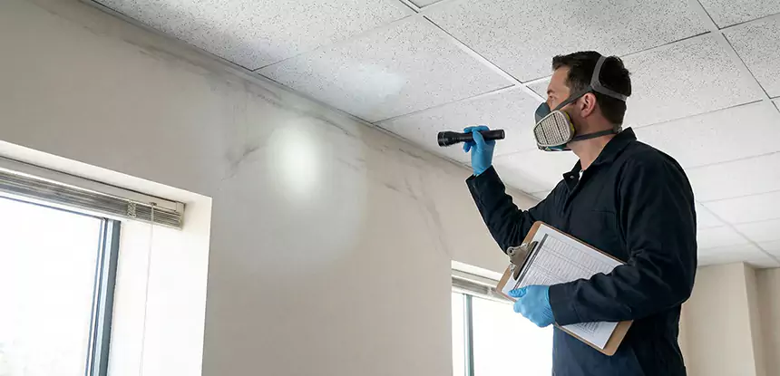Ceiling Water Damage Inspection in Stone Mountain