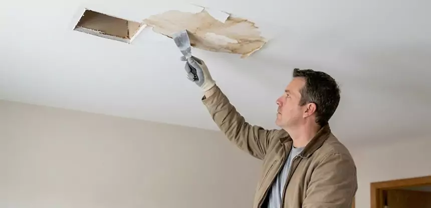 Dry Ceiling After Water Leak in Stone Mountain