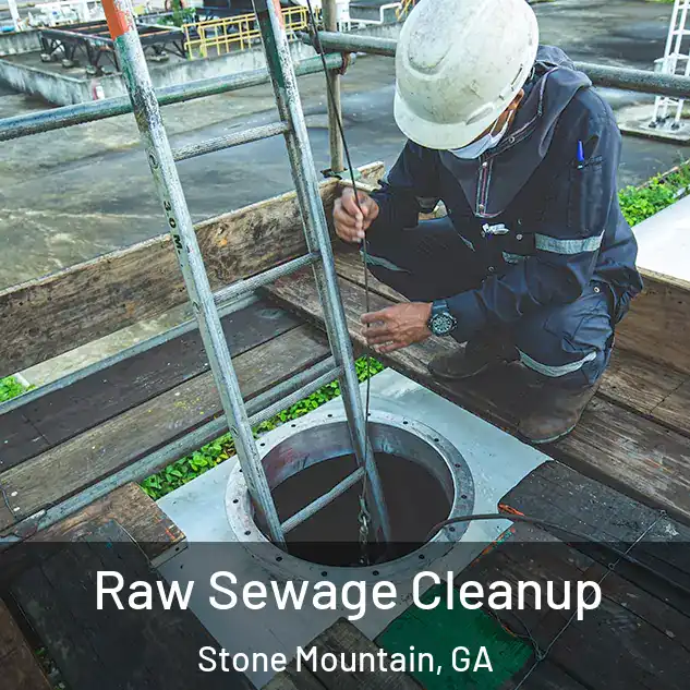  Raw Sewage Cleanup Stone Mountain, GA