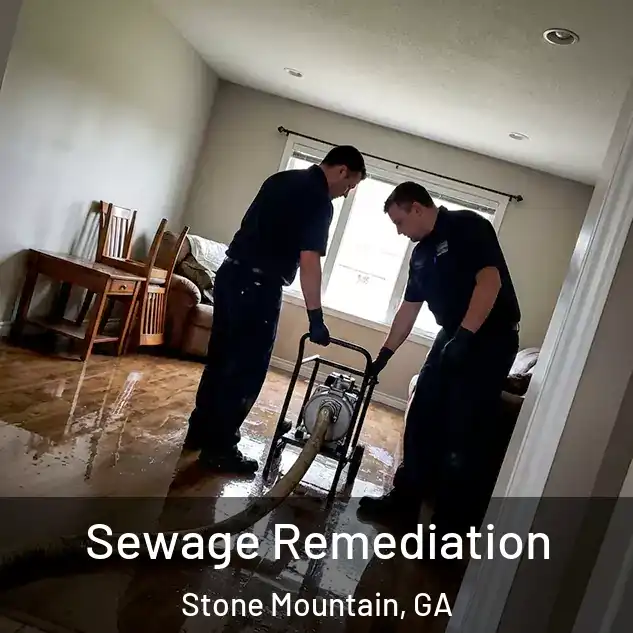  Sewage Remediation Stone Mountain, GA